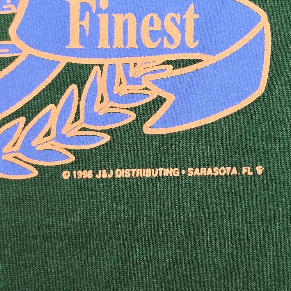 Texas World's Finest Long Sleeve Shirt Green Ranchers Cow 90s VTG Cowboy Western - Picture 3 of 10